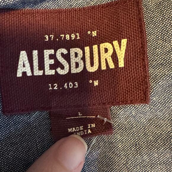 Alesbury Long Sleeves Button Up Shirt in Red Plaid NWT Size Large - Picture 10 of 10